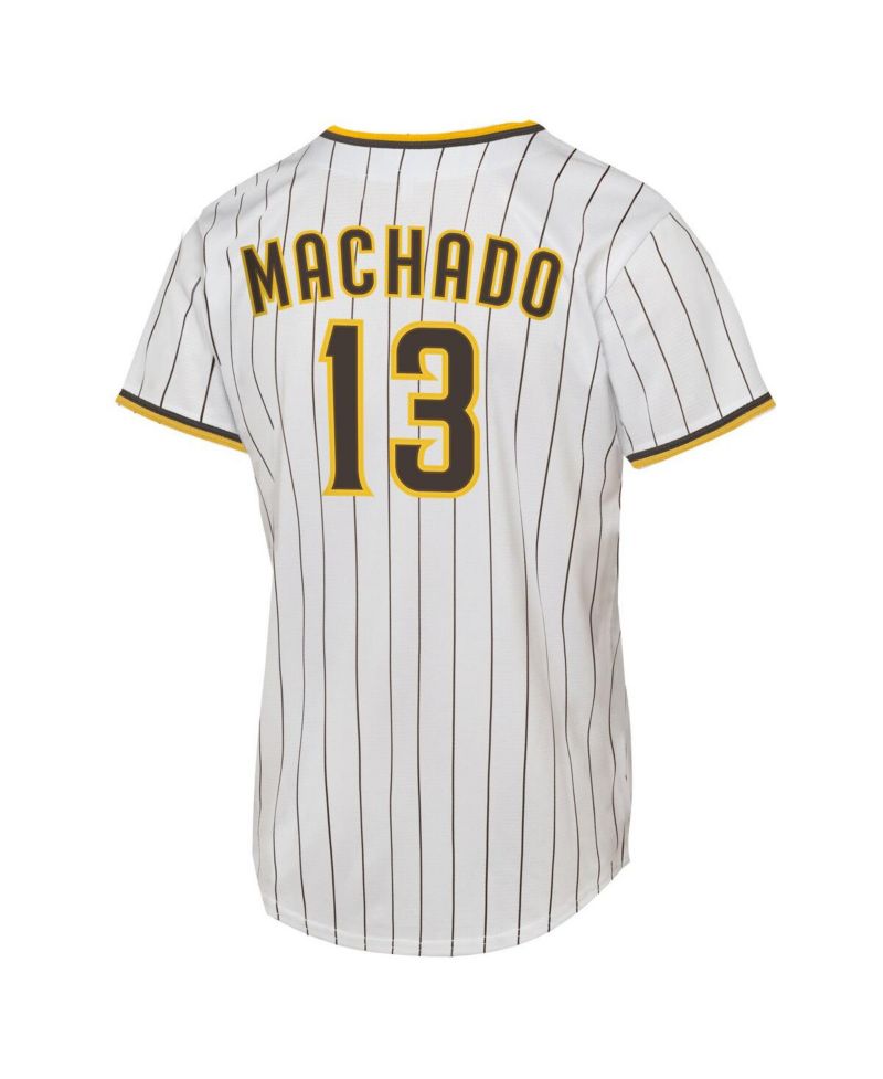 Big Boys and Girls Manny Machado White San Diego Padres Home Replica Player Jersey