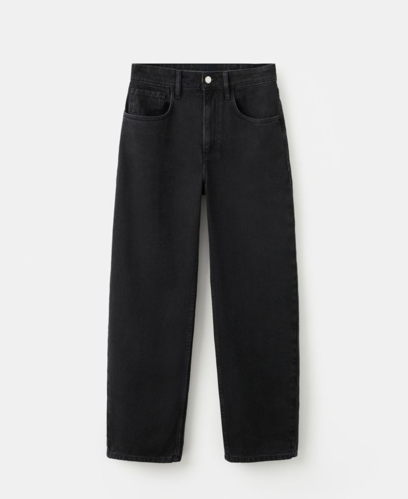 Women's High-Waisted Barrel Jeans