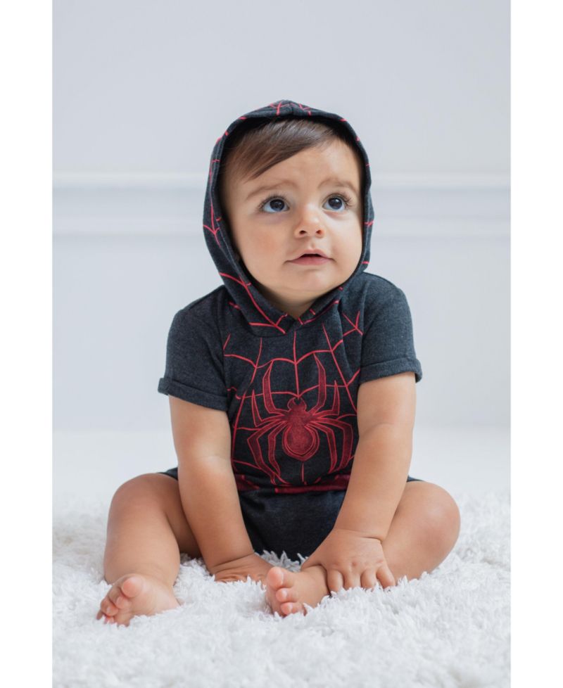 Baby Boys Spider-Man ( Newborn - 18 M) Miles Morales Cosplay Romper