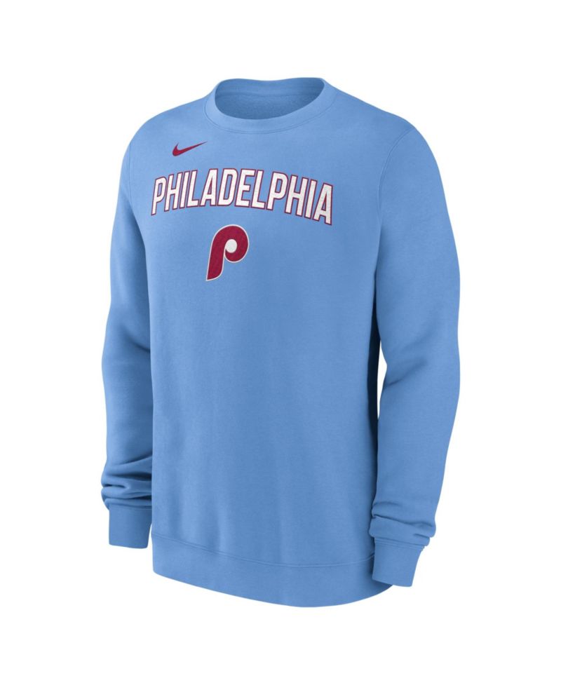 Men's Light Blue Philadelphia Phillies Vintage Club Sweatshirt