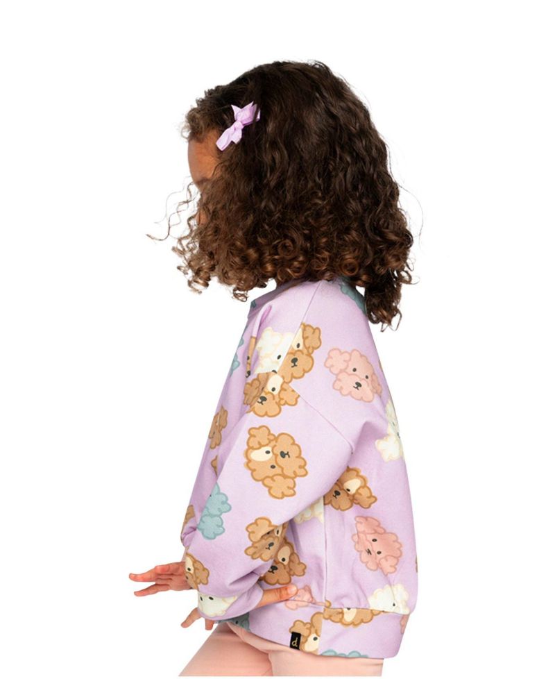 Little and Big Girl (6-12) Printed Sweatshirt