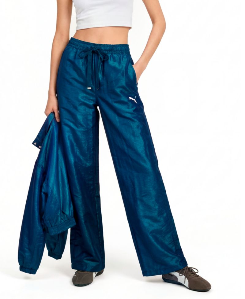 Women's Her Pearlized Wide-Leg Woven Pants