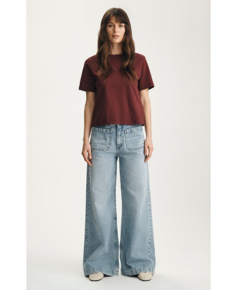 Women's Christine High Rise Wide Leg In Light Classic Denim
