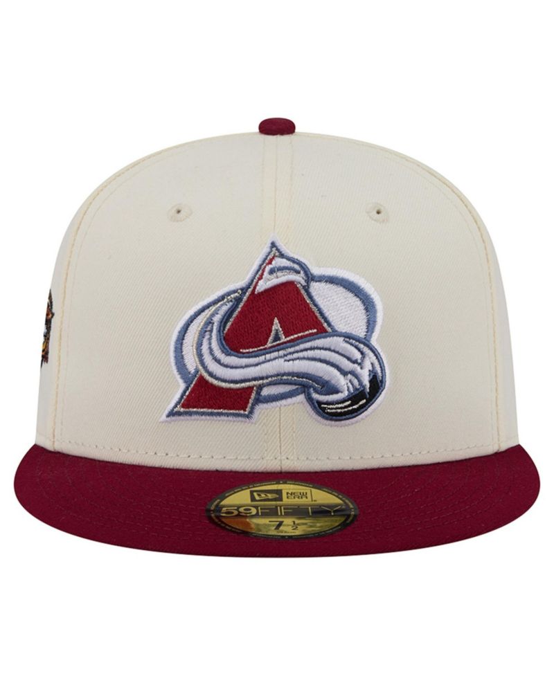 Men's Cream Colorado Avalanche 250th Anniversary of the United States Two-Tone 59FIFTY Fitted Hat