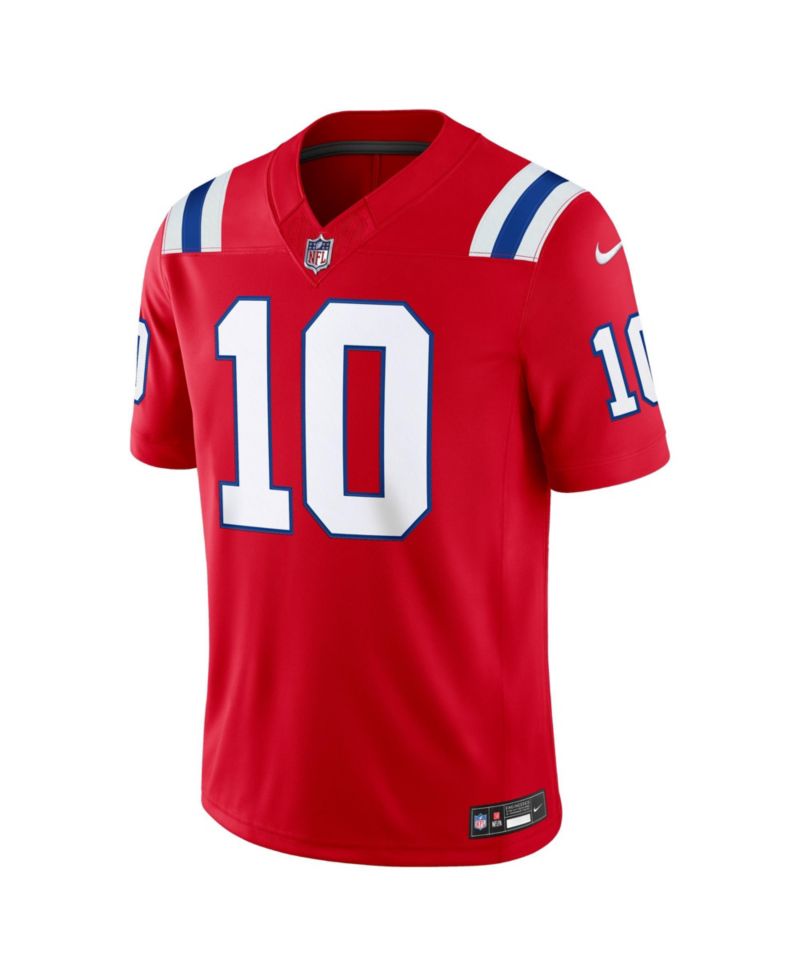 Men's New England Patriots Drake Maye Alternate Vapor F.U.S.E. Jersey