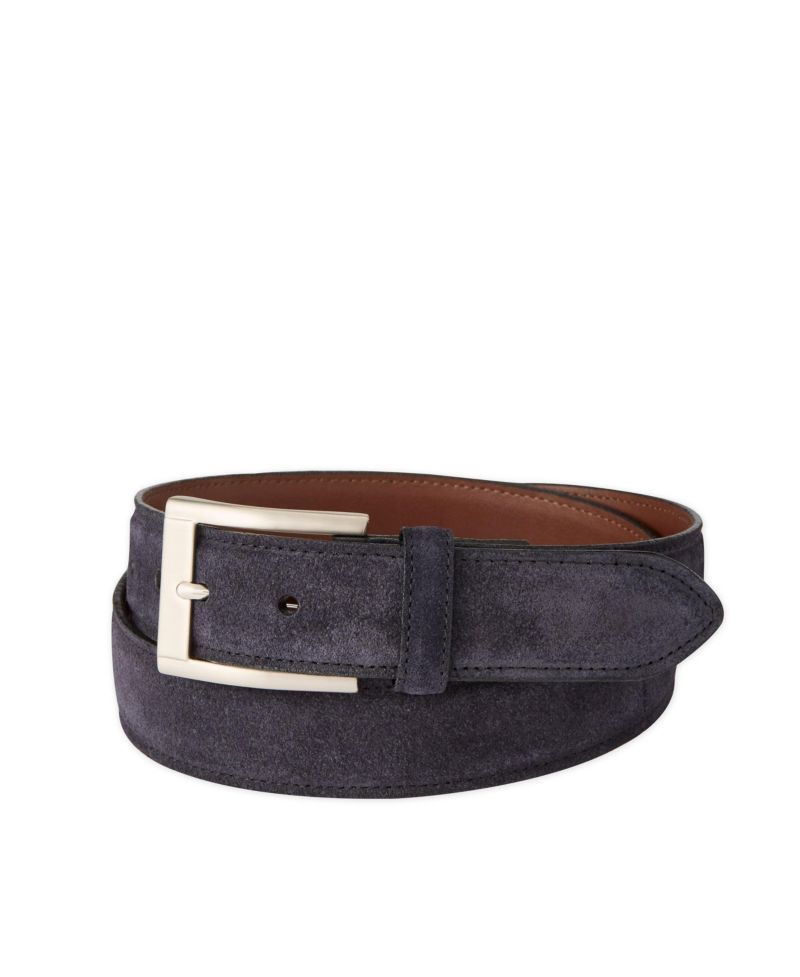 Men's Italian Sueded Calfskin Dress Casual Belt