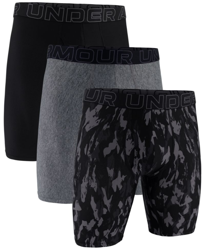 Men's 3-Pack Performance Tech Logo 9" Underwear