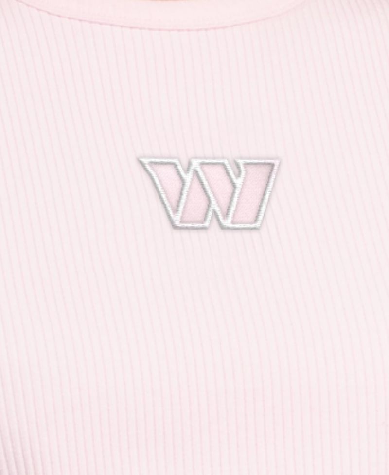 Women's Pastel Pink Washington Commanders Travel Pastels Cropped Tank Top