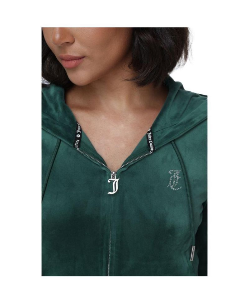 Women's Juicy Full-Zip Velour Hoodie