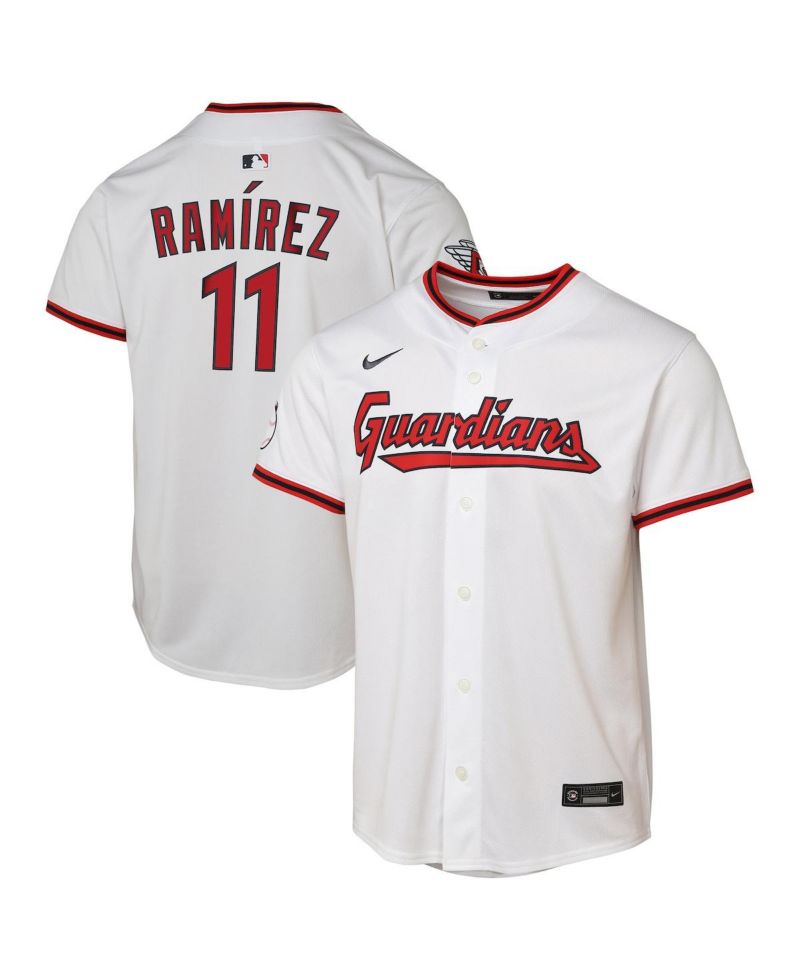 Big Boys and Girls Jos&eacute; Ramírez White Cleveland Guardians Home Limited Player Jersey