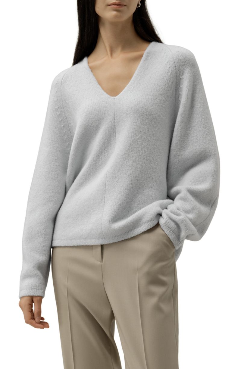 Women's Boucle Knit Silk-Cashmere Sweater