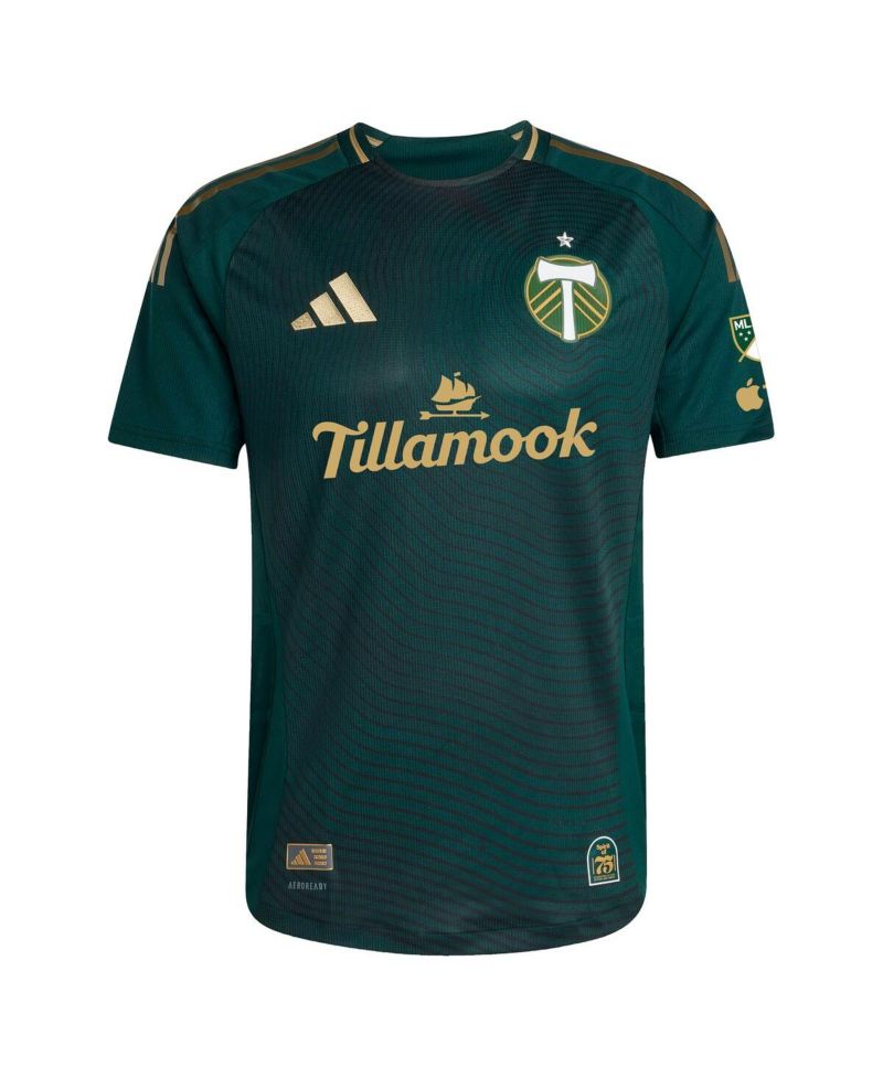 Men's Diego Chara Green Portland Timbers 2025 Forever Green Gold Authentic Player Jersey