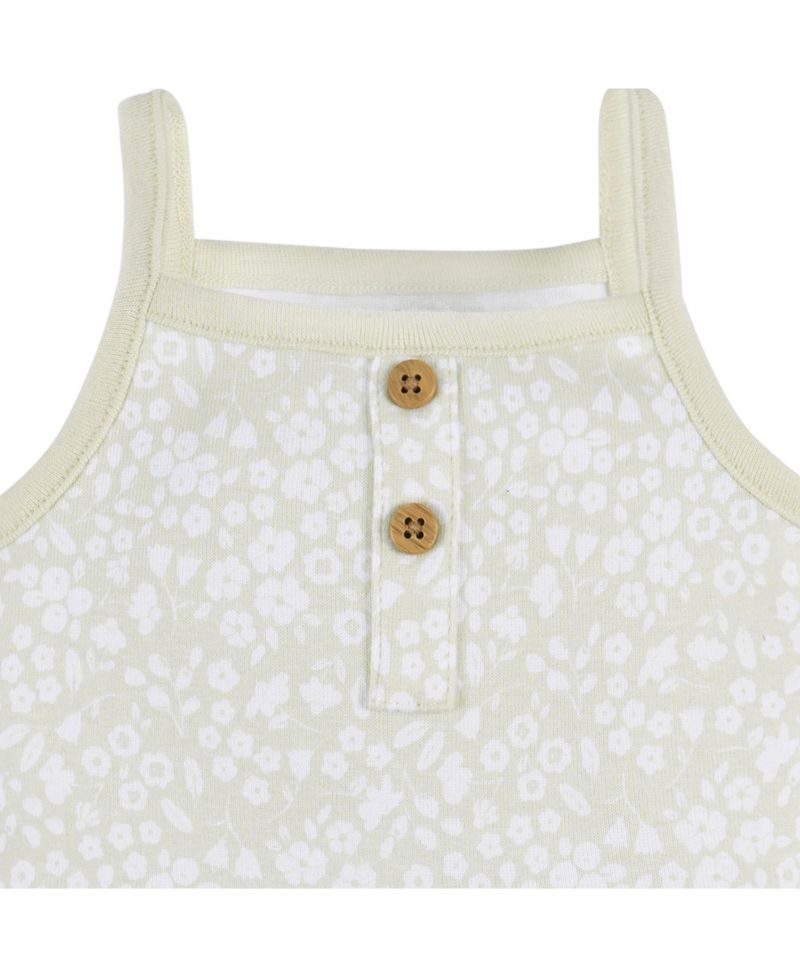 Baby Girls 4-Pack Sleeveless Onesies Bodysuits