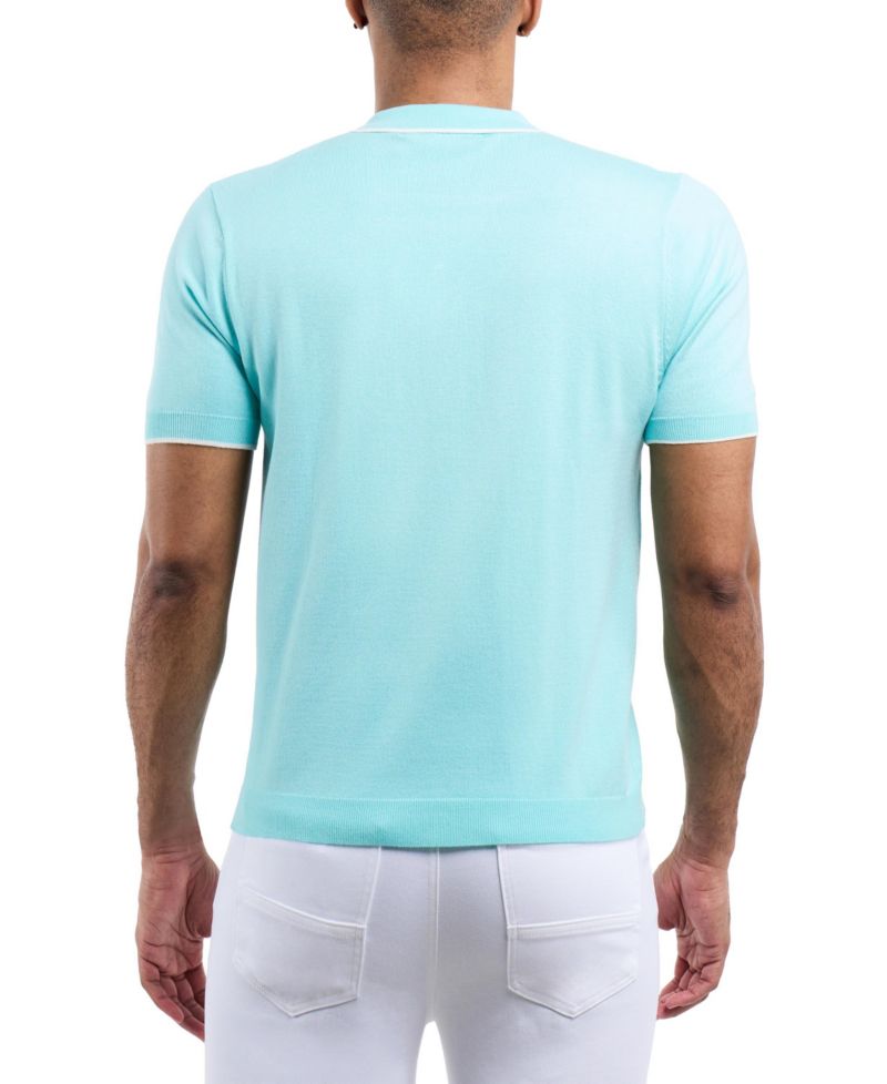 Men's Johnny Collar Sweater Polo