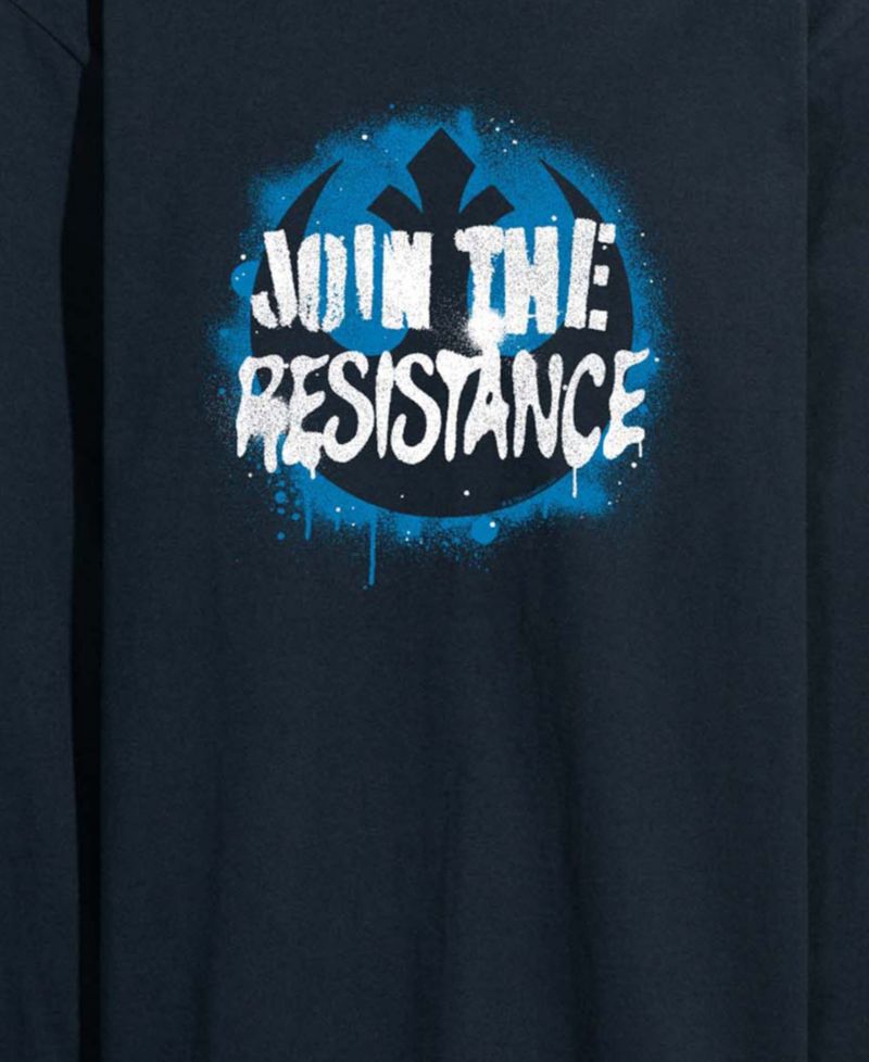 Men's Join The Resistance Long-Sleeve Graphic T-Shirt