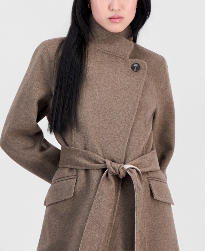 Women's Double-Faced Wrap Coat