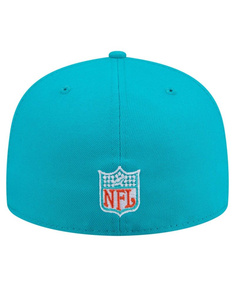 Men's Aqua Miami Dolphins 59FIFTY Fitted Hat