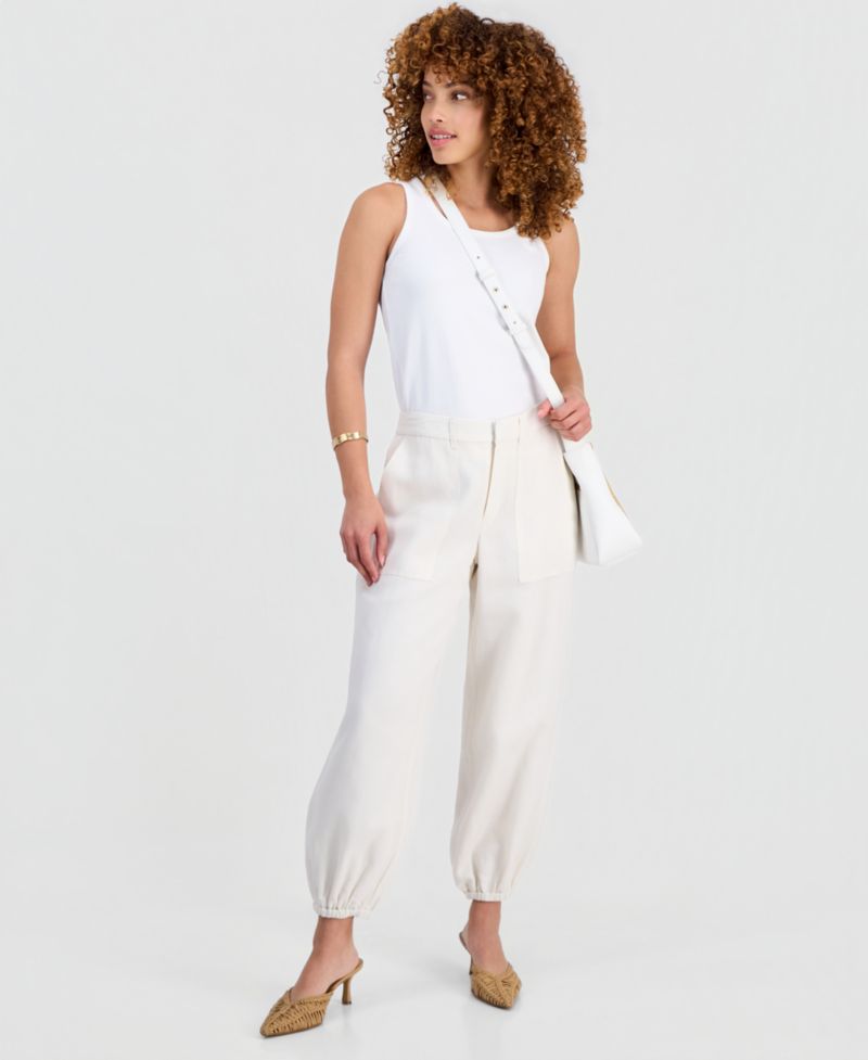 Petite Balloon-Leg Pants