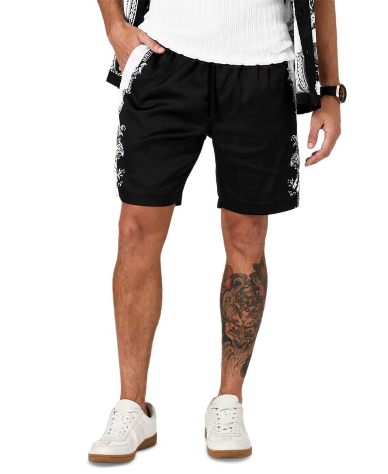 Men's Baroque Framed Tiger Shorts, 7.5" Inseam