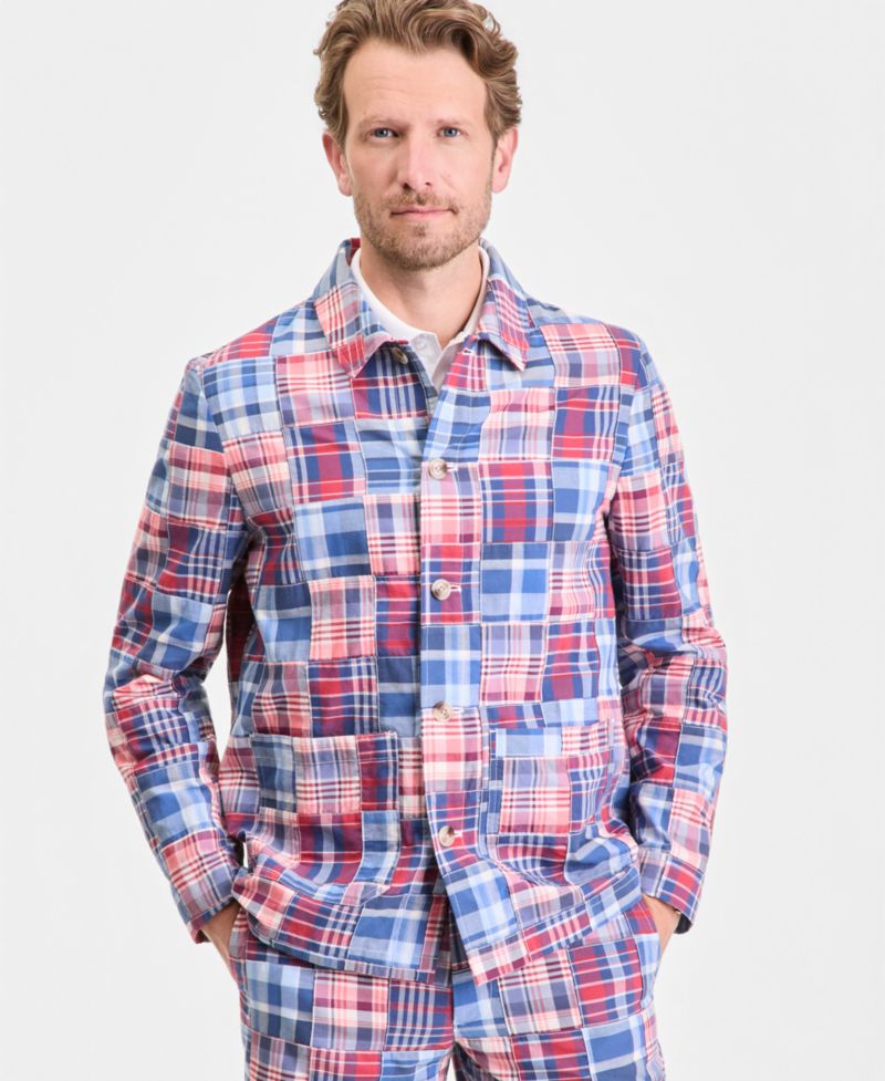 Men's Madras Shirt Jacket