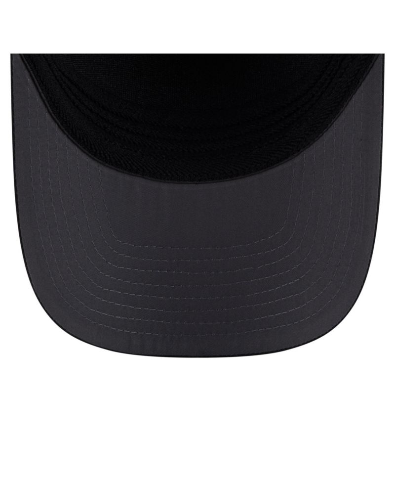 Men's Black New York Rangers Zero Dark 39THIRTY A-Frame M-Crown Flex Hat