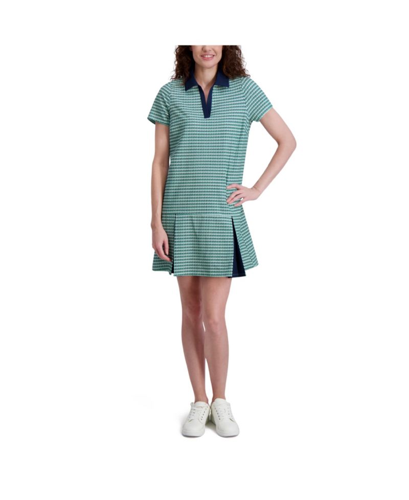 Women's PLEATED HEM DRESS