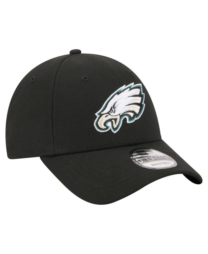 Men's Black Philadelphia Eagles Core Team 9FORTY Adjustable Hat