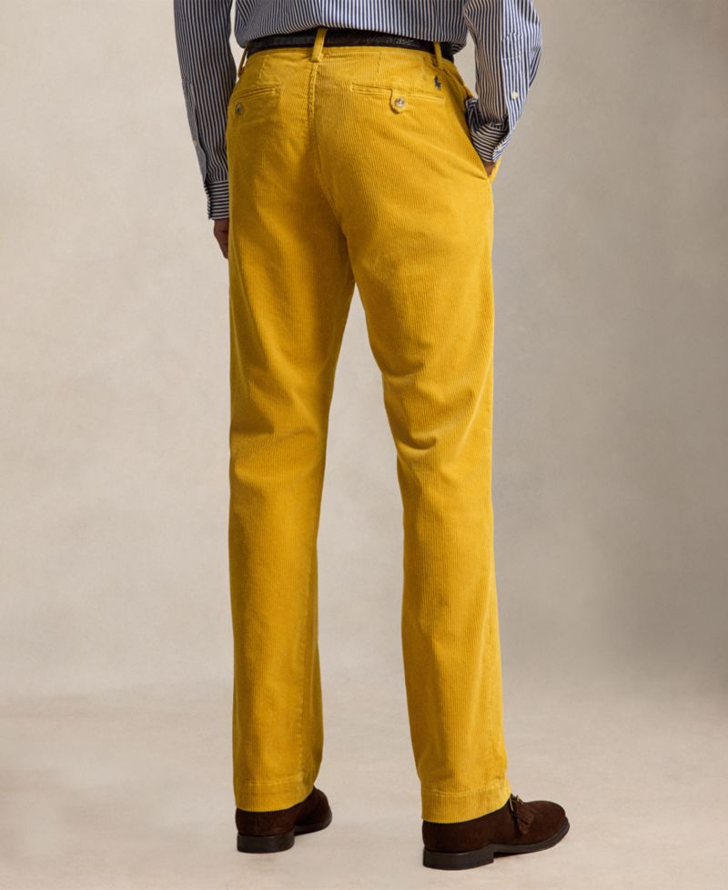Men's Stretch Straight-Fit Corduroy Pants