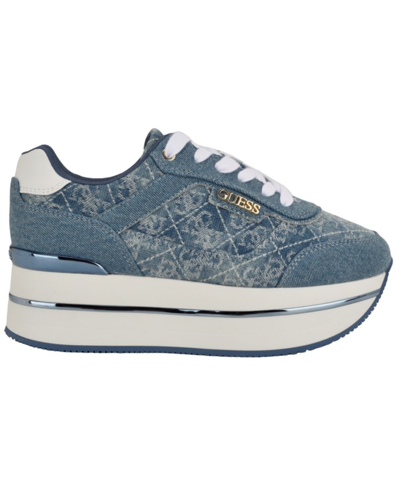 Women's Hansin Double Platform Lace-Up Sneakers