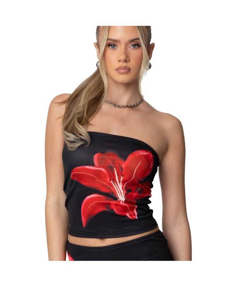 Women's Tiger Blossom Tube Top