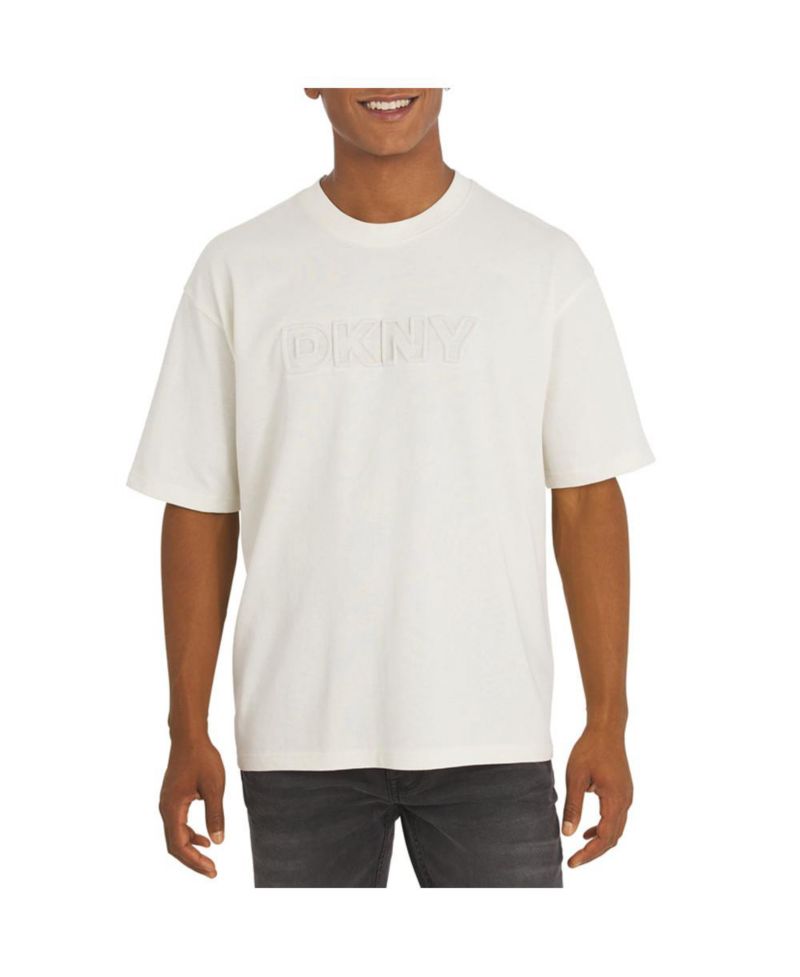 Men's Logo Embossed Cotton Jersey Tee