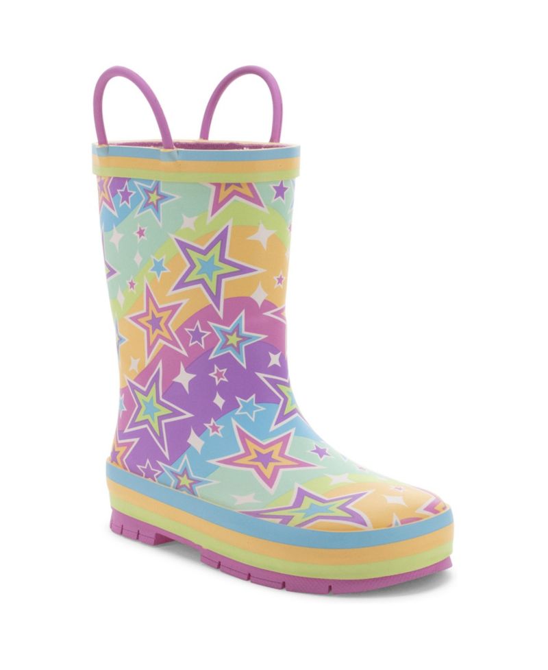 Kids ( 1 to 13 ) Galaxy Sparkle Rain Boot