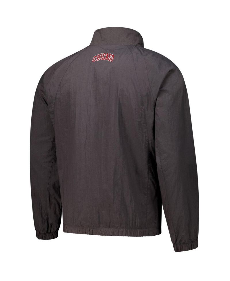 Men's Gray Chicago Bulls Courtside Statement Edition Jumpman Jam Full-Zip Jacket