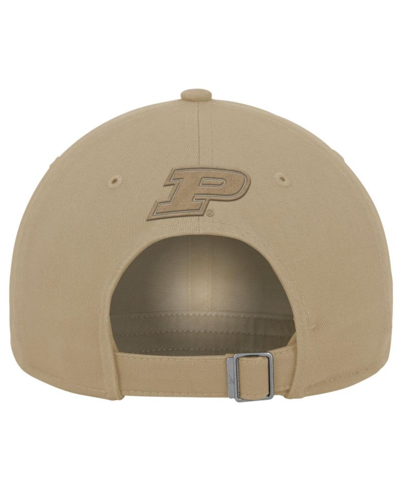 Men's Beige Purdue Boilermakers Club Adjustable Hat