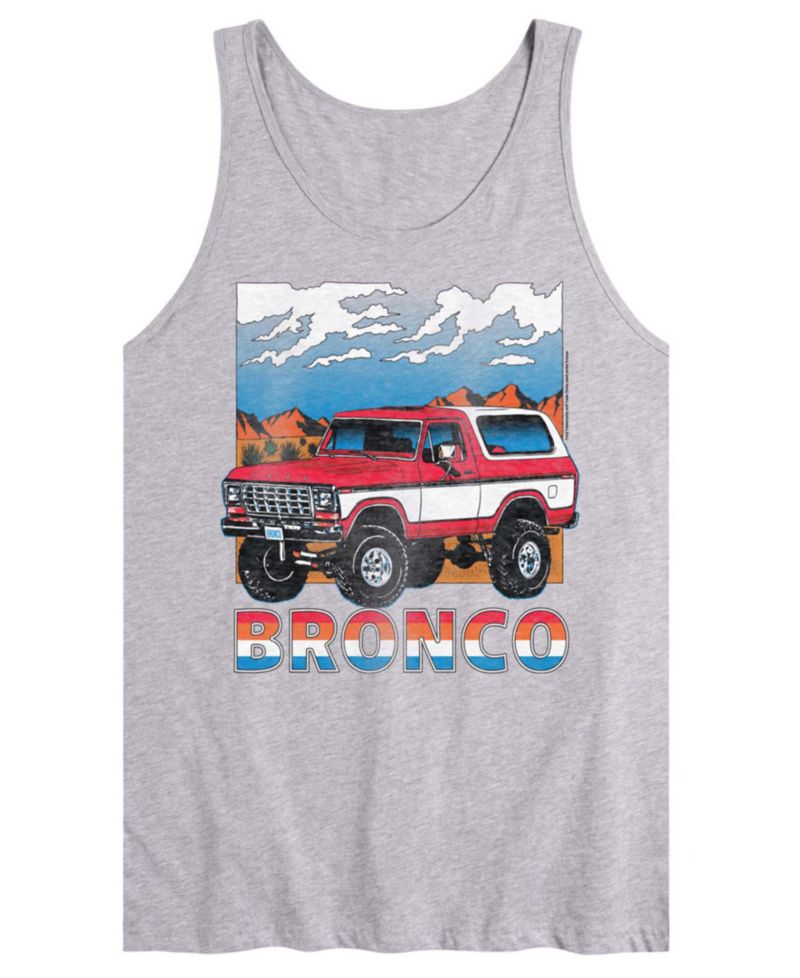 Men's Ford Bronco Mountain View Sleeveless Graphic Tank Top