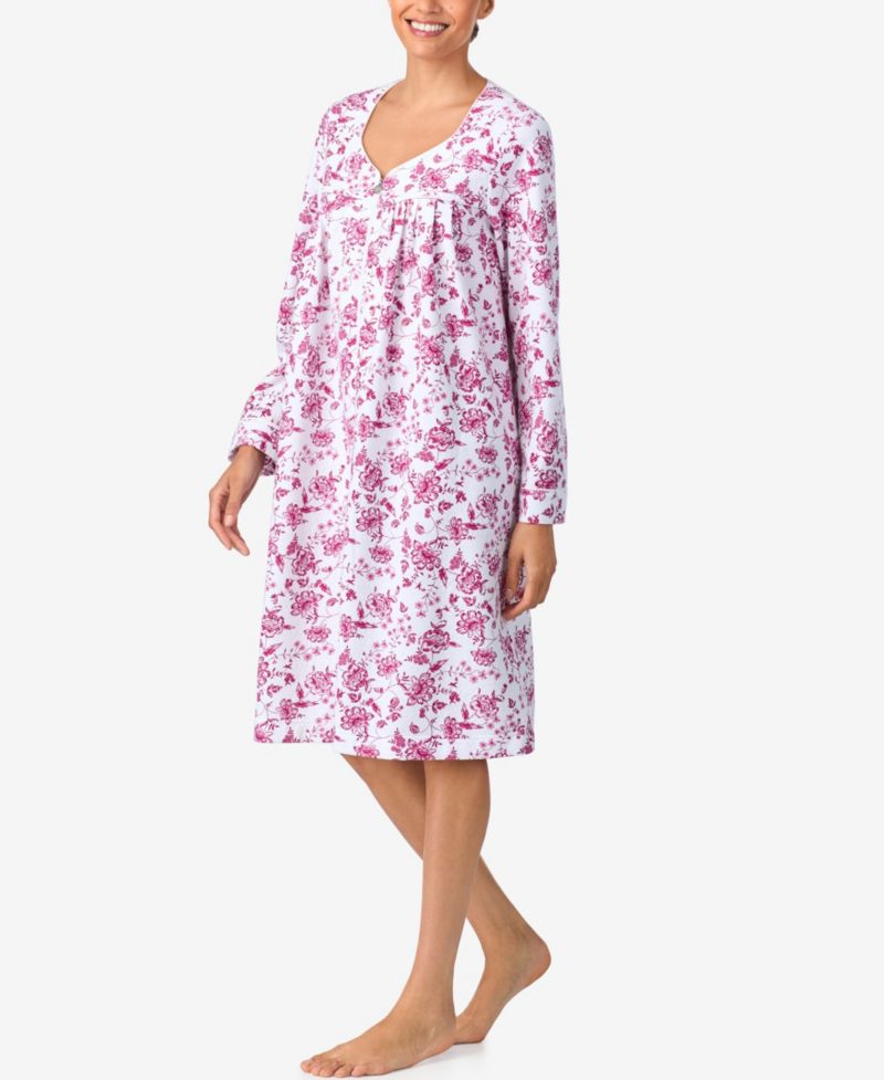 Women's Long-Sleeve Quilt Hexagon Duster Robe