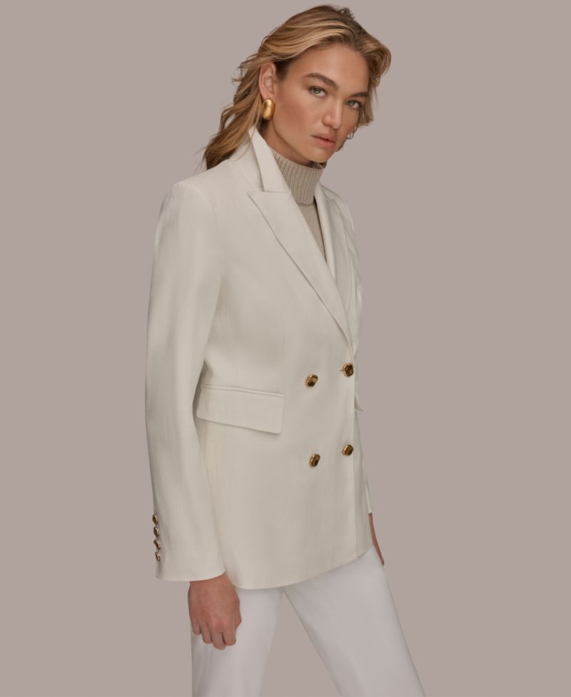 Women's Double Breasted Blazer Jacket