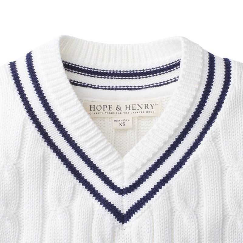 Hope and Henry Boys' Organic Tennis Sweater, Kids