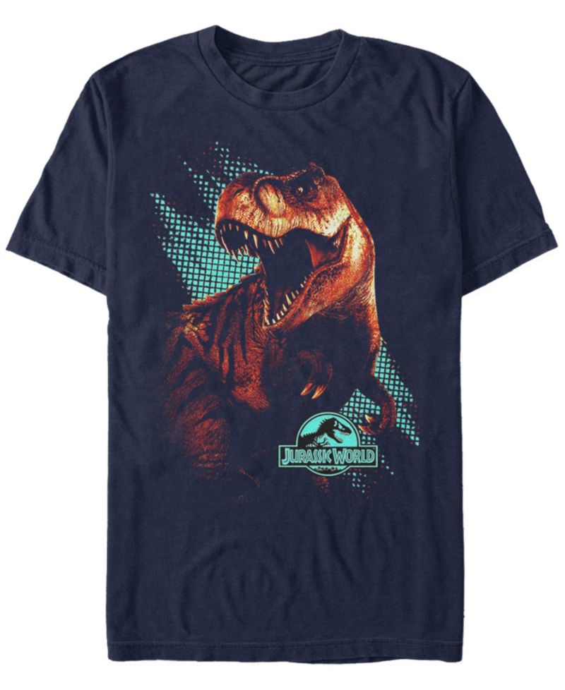 Jurassic World Men's T. Rex Computer Screen Short Sleeve T-Shirt