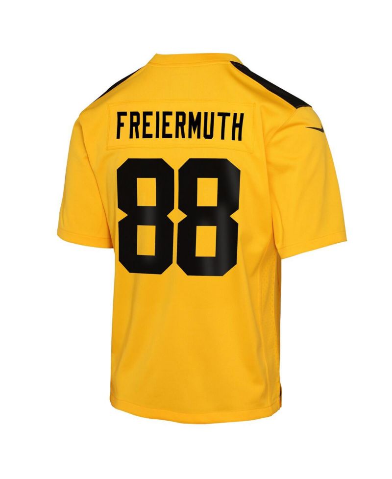 Big Boys and Girls Pat Freiermuth Gold Pittsburgh Steelers Alternate 1933 Throwback Game Jersey