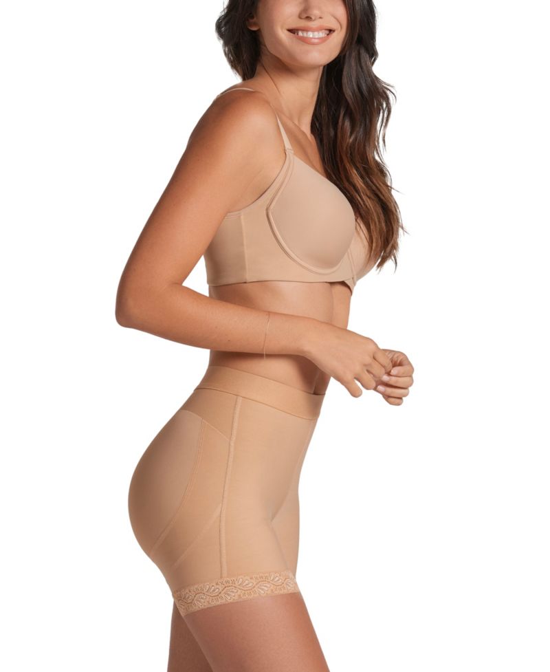 Women's Mid-Rise Sculpting Butt Lifter Shaper Shorts 012983