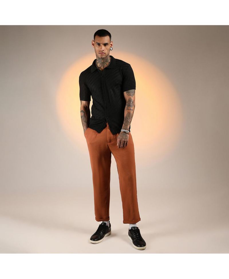 Men's Tilted-Knit Shirt