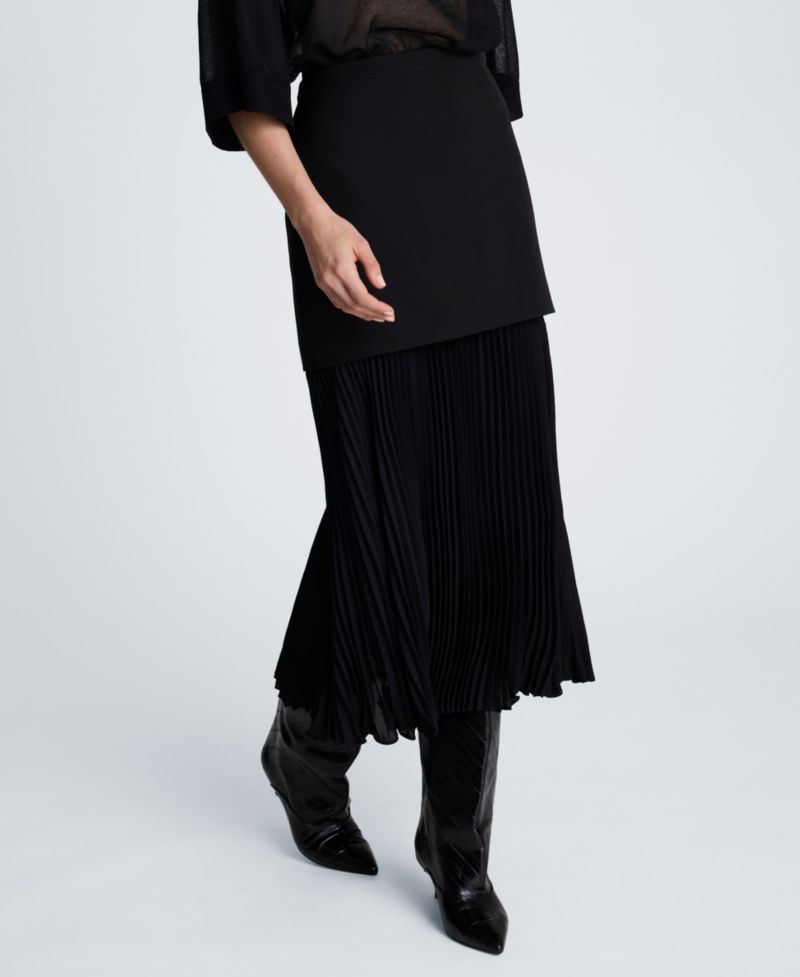 Women's Pleated Maxi Skirt