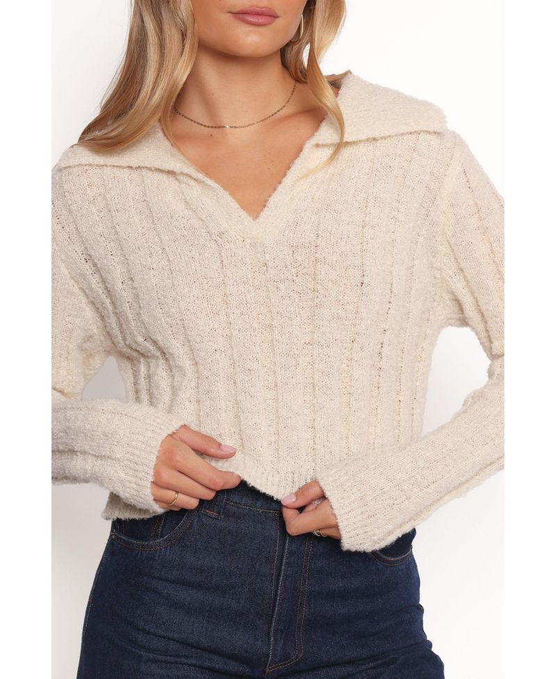 Women's Romy Collar Knit Sweater