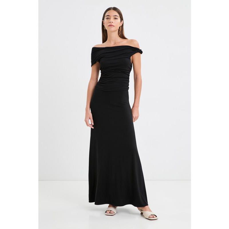 Women's Manon One-Shoulder A-Line Jersey Maxi Dress