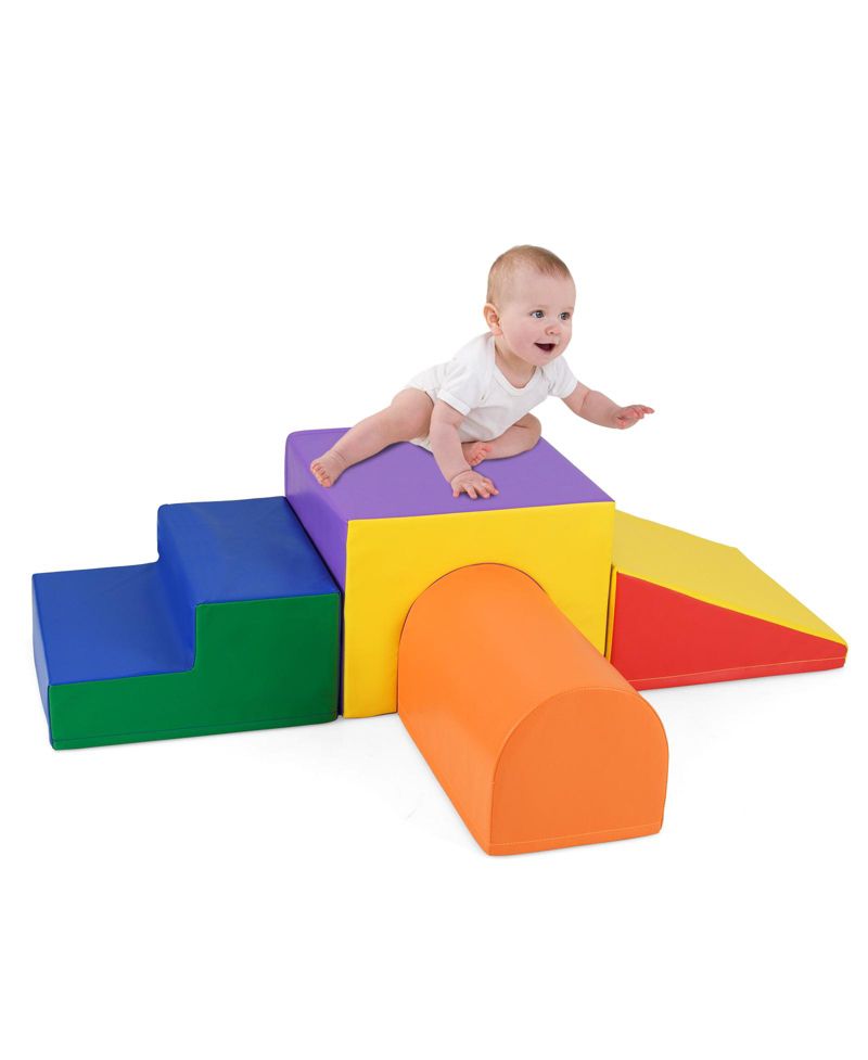Climb and Crawl Foam Play Set for Infants and Toddlers Soft Blocks for Indoor Play