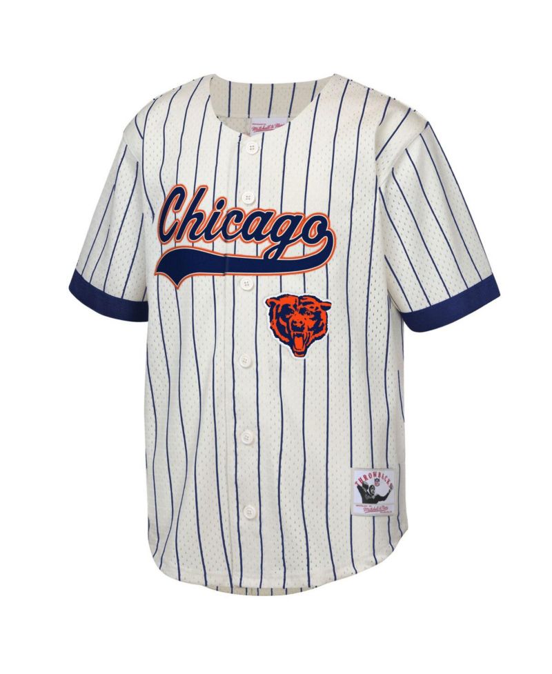 Big Boys and Girls Walter Payton Cream Chicago Bears Retired Player Name & Number Baseball Jersey