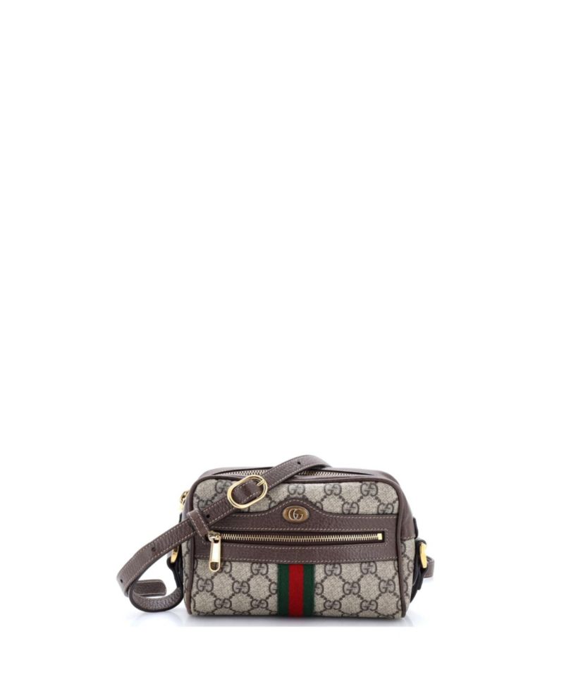 Mini Ophidia Shoulder Bag GG Coated Canvas