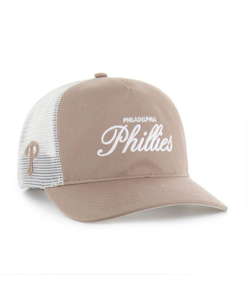 Men's Brown Philadelphia Phillies Foundational Mesh Hitch Adjustable Hat