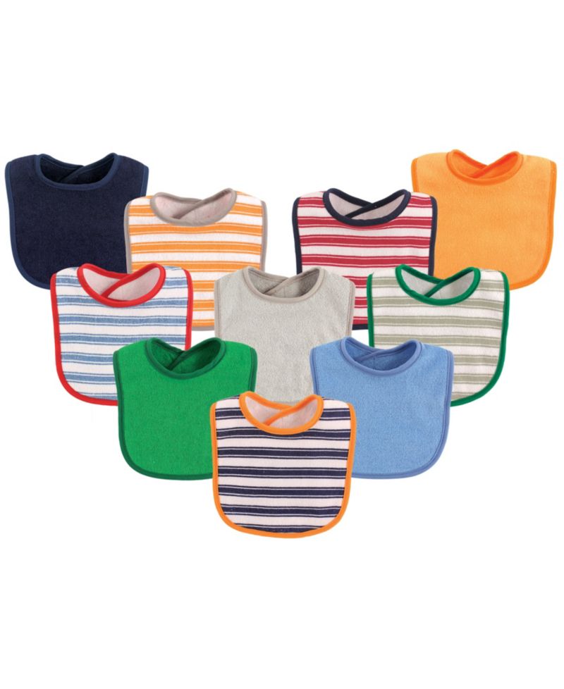Boys Absorbent Cotton Terry Bibs